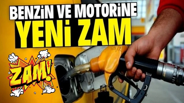 Dün zam gelmişti, benzin ve motorine yine zam!