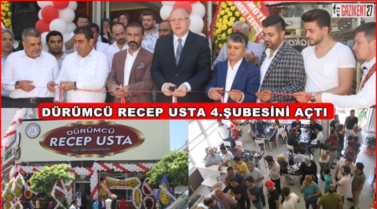 Dürümcü Recep Usta  4. Şubesini açtı