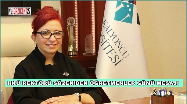 Edibe S&ouml;zen&rsquo;den &Ouml;ğretmenler G&uuml;n&uuml; mesajı
