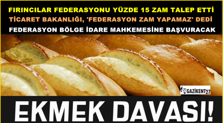 Ekmek zammı davalık!