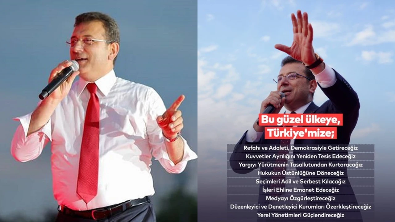 Ekrem İmamoğlu'ndan 9 vaat...