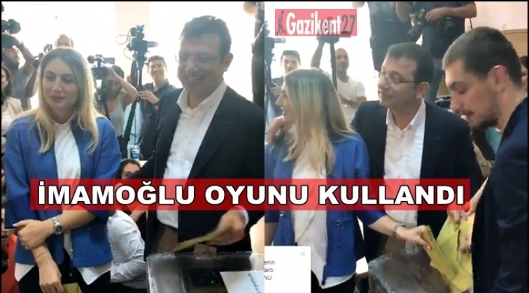 Ekrem İmamoğlu oyunu kullandı