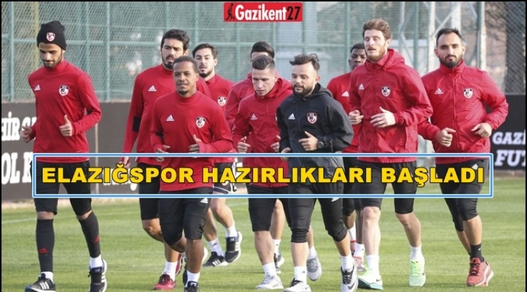 Elazığspor hazırlıkları başladı