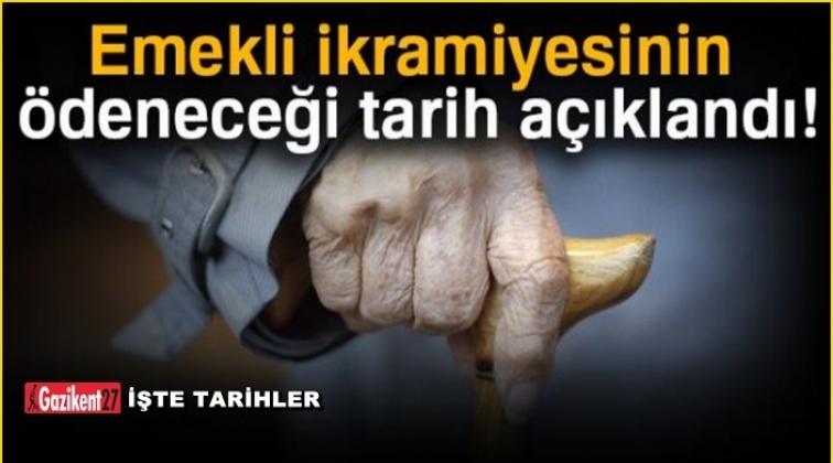 Emekli ikramiyesi tarihi belli oldu