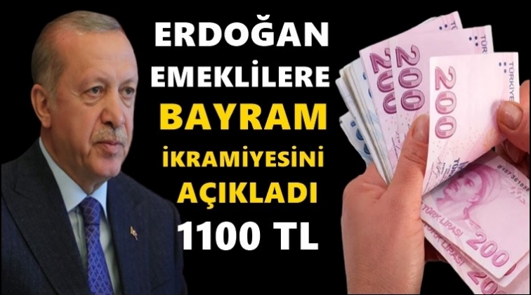 Emeklilere bayram ikramiyesi 1100 TL