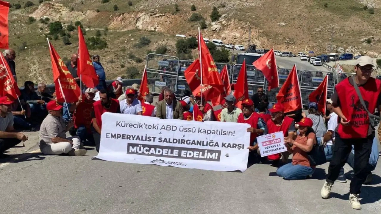 EMEP'ten Kürecik Radar Üssü'ne yürüyüş: 'Kürecik'i, İncirlik'i kapatın&#039