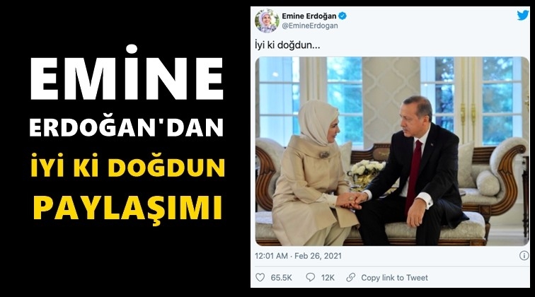 Emine Erdoğan'dan romantik paylaşım...