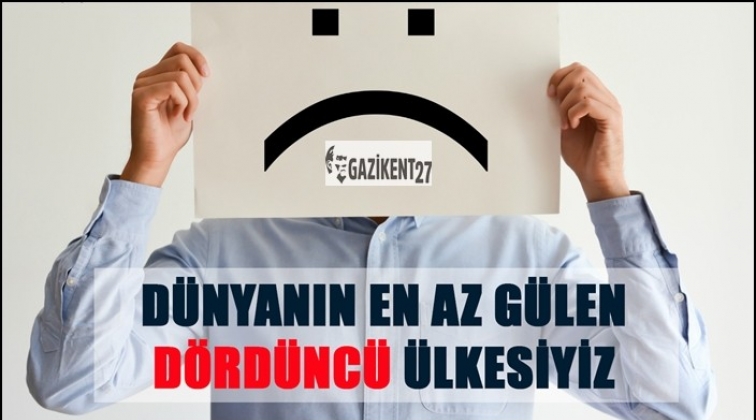 En az gülen ülkeler arasında dördüncüyüz