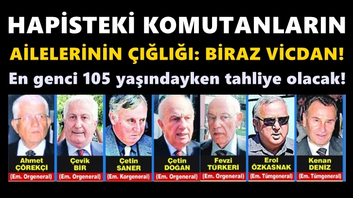 En genci 105 yaşında tahliye olacak!