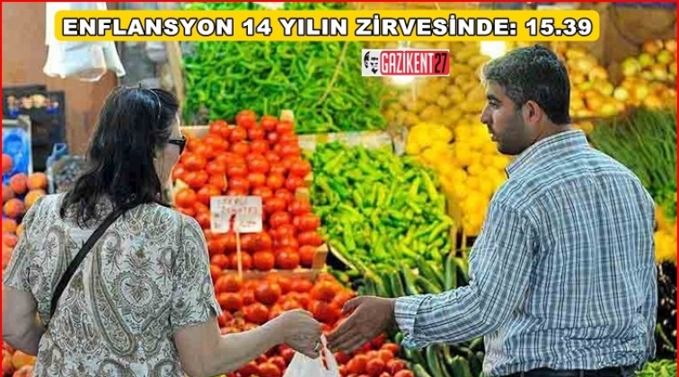 Enflasyon, 14 yılın zirvesinde