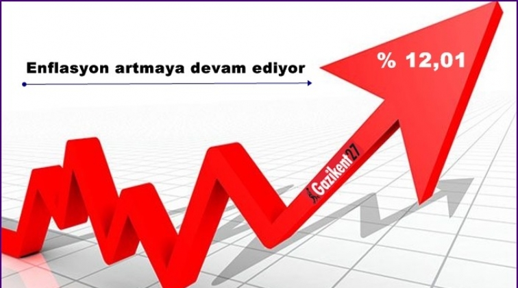 Enflasyon artmaya devam ediyor