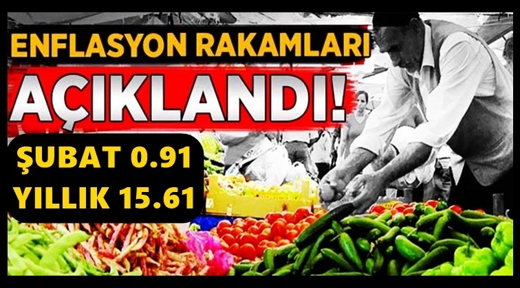 Enflasyon rakamları açıklandı