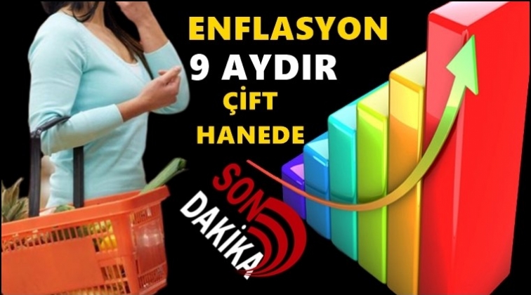 Enflasyon yine çift hanede!..