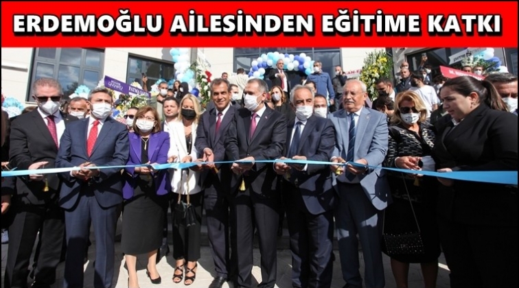 Erdemoğlu ailesinden eğitime bir destek daha...