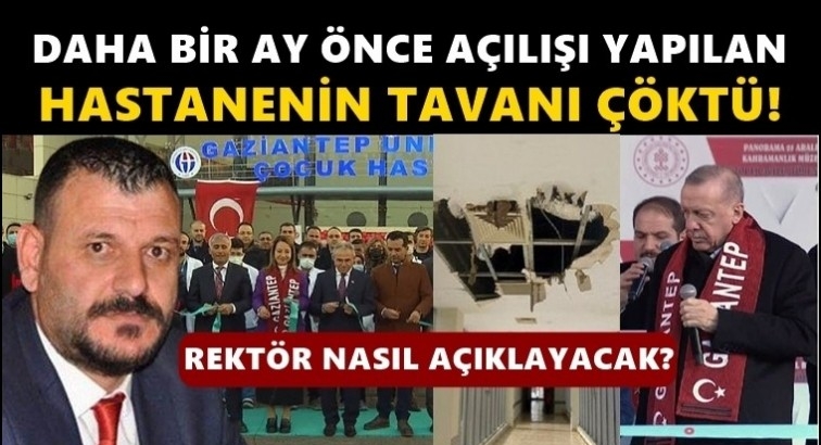 Erdoğan, 1 ay önce açılışını yapmıştı, çöktü!