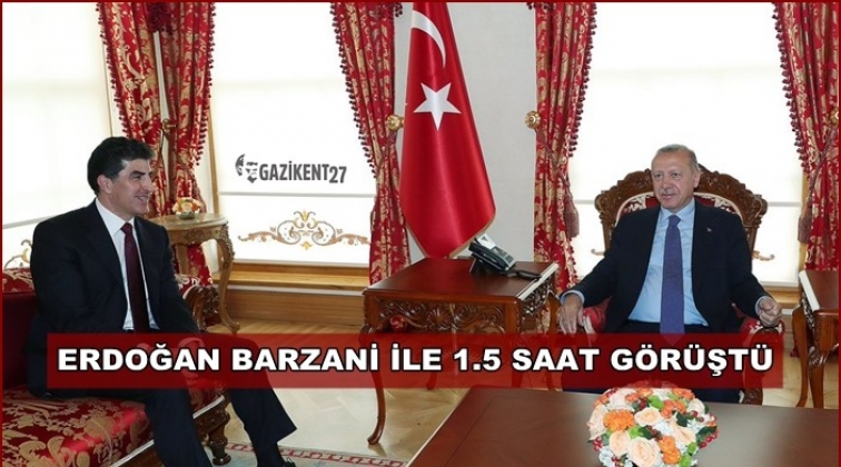 Erdoğan, Barzani ile görüştü