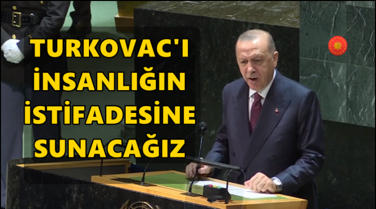 Erdoğan, BM Genel Kurulu'nda konuştu...