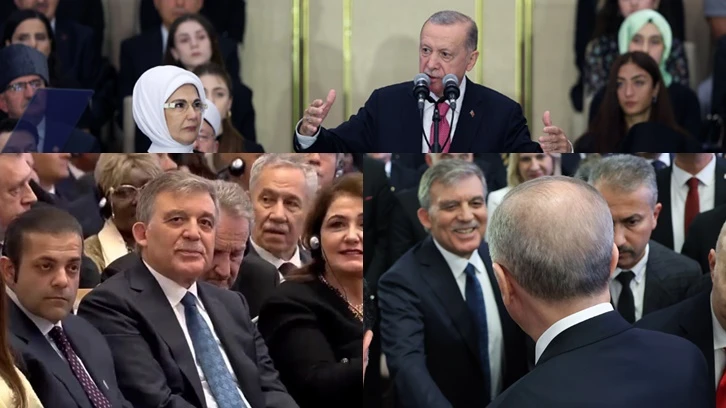 Erdoğan'dan törene katılan Abdullah Gül'e özel teşekkür 