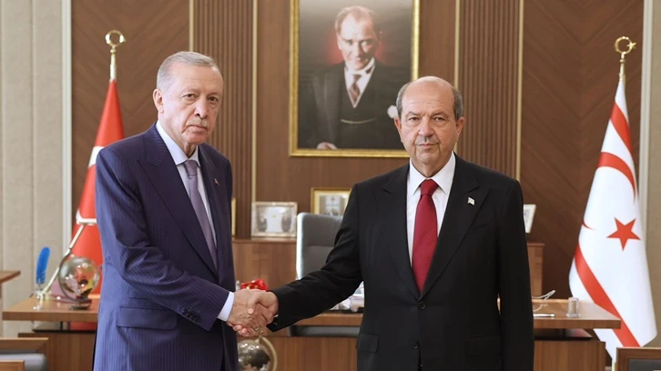 Erdoğan: Değerli kardeşime 'Bizi bir barakada karşılıyordun' dedim