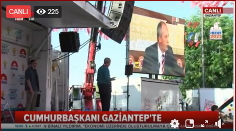 Erdoğan Gaziantep’te halka hitap ediyor