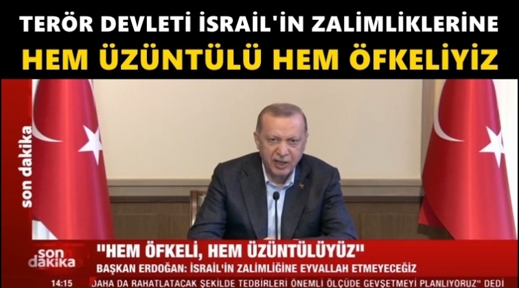 Erdoğan: Hem üzüntülü hem öfkeliyiz...