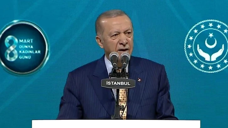 Erdoğan: Hiçbir zaman kadınları kısıtlayıcı adım atmadık!