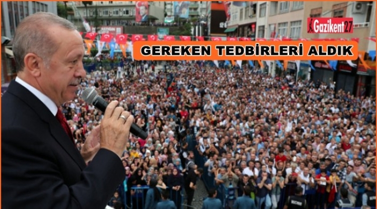 Erdoğan: Hukukun dışına asla çıkamayız