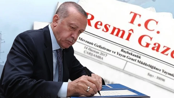 Erdoğan'ın atama kararları Resmi Gazete'de