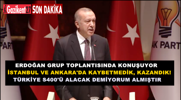 Erdoğan: İstanbul ve Ankara’da kazandık!