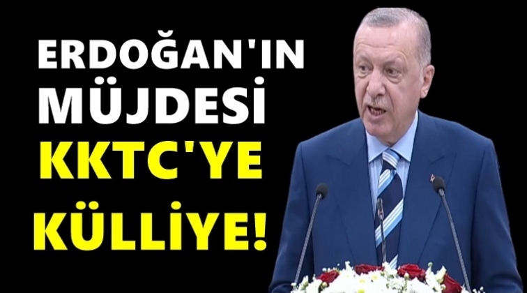 Erdoğan'ın KKTC müjdesi külliye çıktı!
