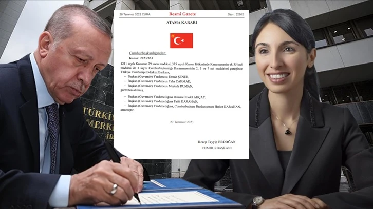 Erdoğan, Merkez Bankası'nın 3 başkan yardımcısını görevden aldı