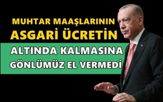 Erdoğan, muhtar maaşlarını yükseltti...