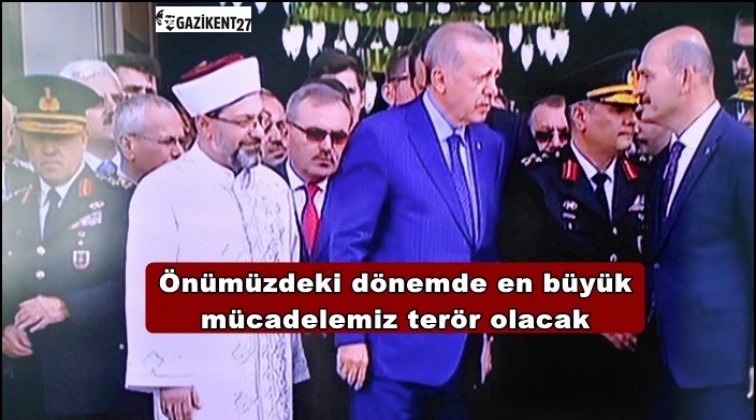 Erdoğan: Ter&ouml;r&uuml; ayaklarımızın altına alıp...