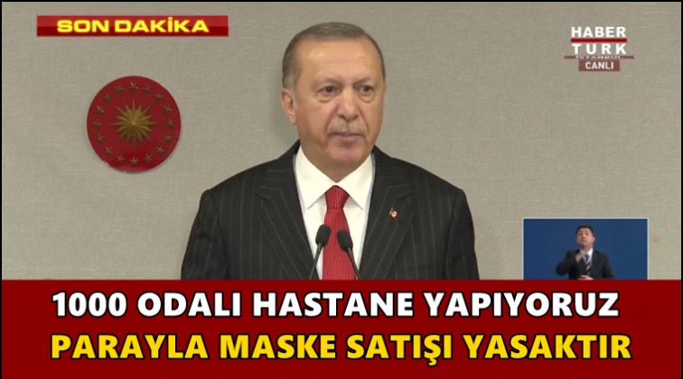 Erdoğan:1000 odalı hastane yapıyoruz