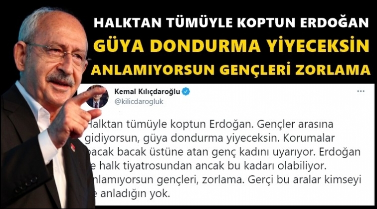 Erdoğan'a 'bacak bacak üstüne' tepkisi...