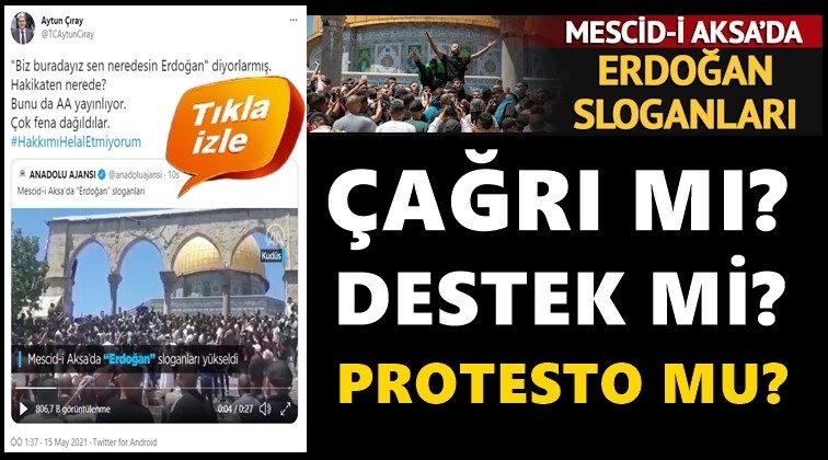 Erdoğan'a destek mi? Protesto mu?