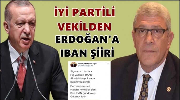 Erdoğan'a IBAN şiiri gündem oldu