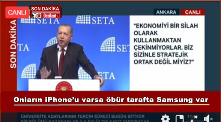 Erdoğan'dan ABD'ye boykot kararı