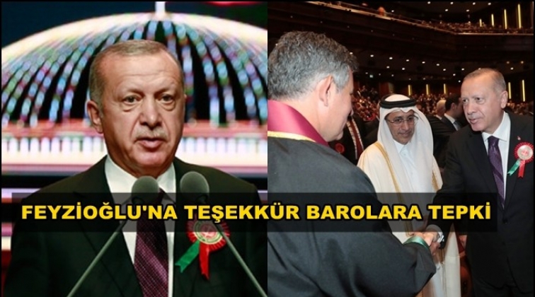 Erdoğan&rsquo;dan barolara tepki Feyzioğlu&rsquo;na teşekk&uuml;r