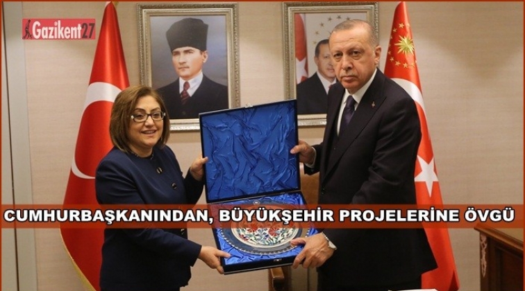 Erdoğan'dan B&uuml;y&uuml;kşehir projelerine &ouml;vg&uuml;