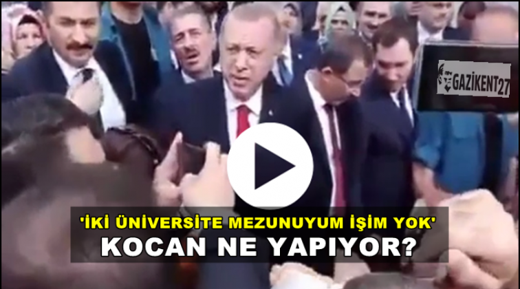 Erdoğan'dan EYT'li kadına: Kocan ne yapıyor?
