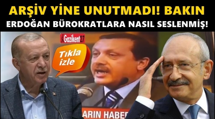 Erdoğan'ın arşiv videosu gündem oldu!