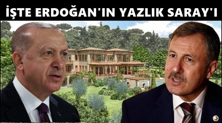Erdoğan'ın 'Yazlık Sarayı'nın görselleri paylaşıldı!