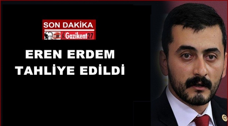 Eren Erdem'e tahliye