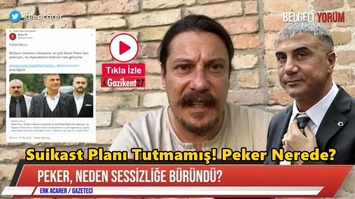 Erk Acarer'den, flaş Sedat Peker paylaşımı...