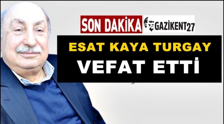 Esat Kaya Turgay hayatını kaybetti