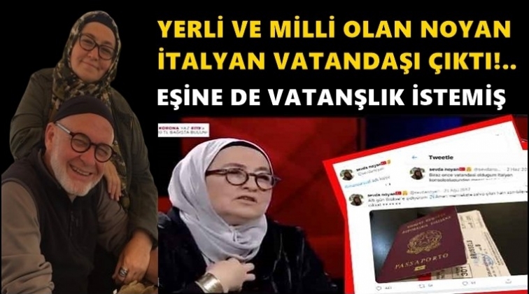 Eşi için İtalyan vatandaşlığı talebinde bulunmuş!