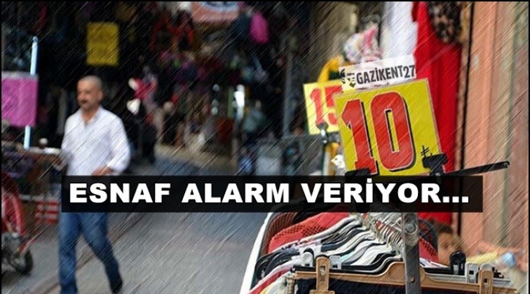 Esnaf alarm veriyor...