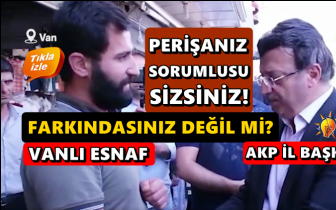 Esnaftan AKP İl Başkanına tepki...