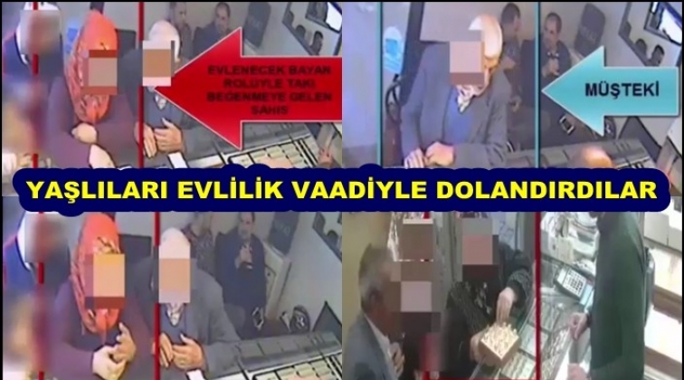 Evlilik vaadiyle yaşlı erkekleri dolandırdı